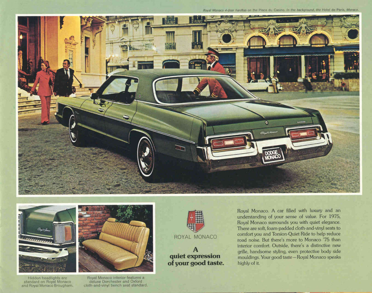 1975 Dodge Monaco Brochure Page 1